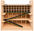 Wooden Toy Car Garage & Display Organizer | Multi-Level Parking Garage