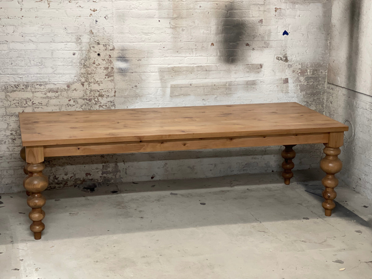 Alice Turned Leg Dining Table - Early American