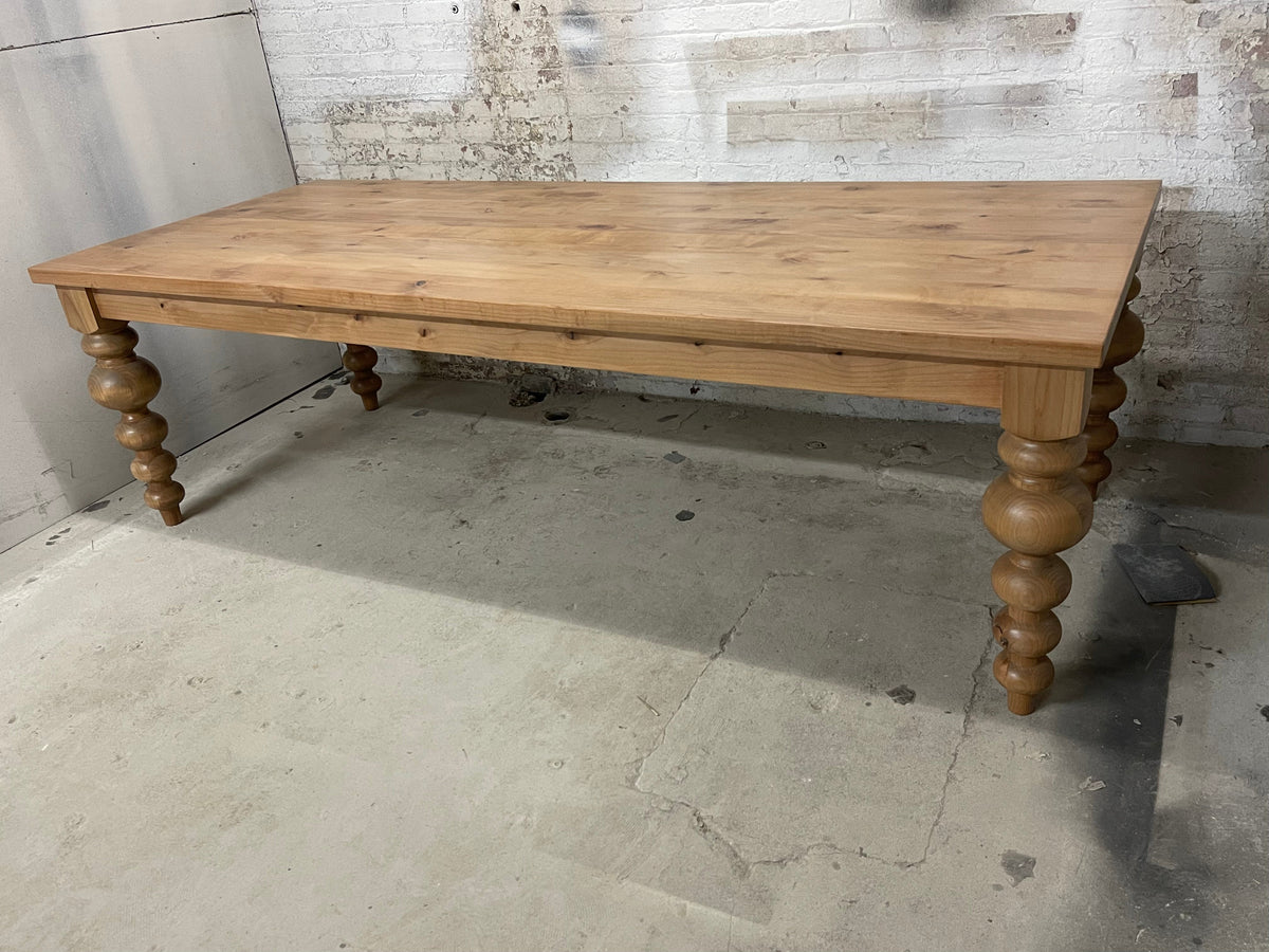 Alice Turned Leg Dining Table - Early American