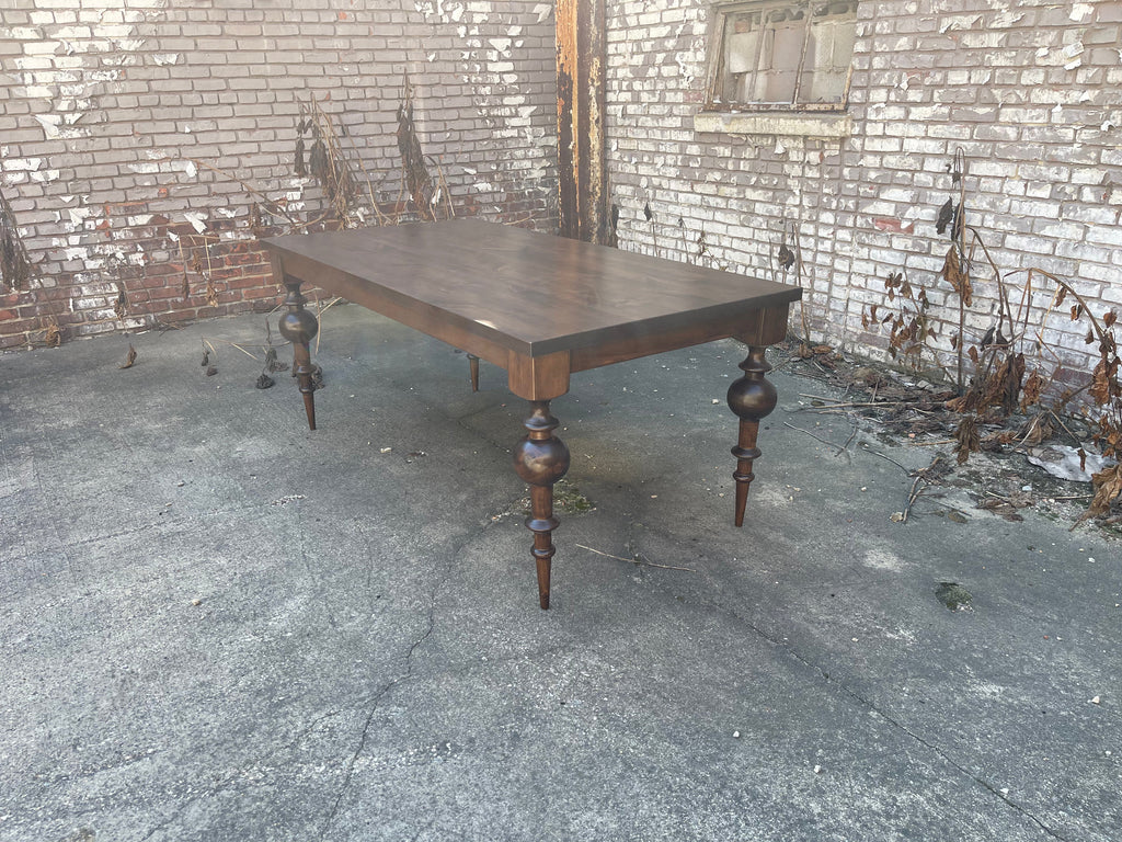 Zgallerie Daphne inspired Turned Leg Dining Table