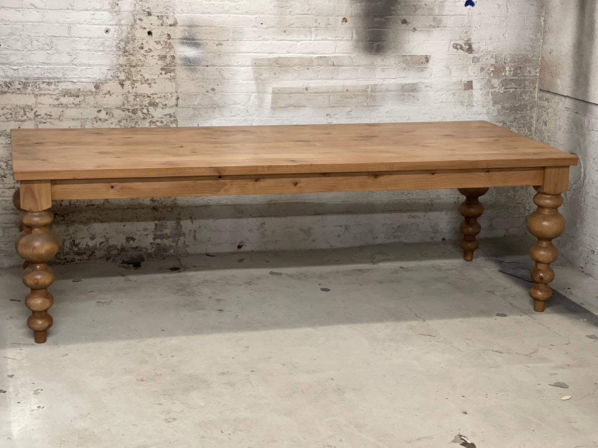 Alice Turned Leg Dining Table - Early American